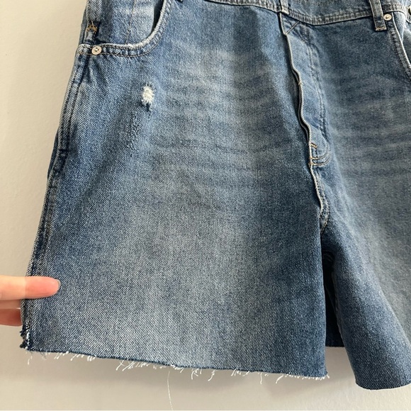 We The Free Blue Denim Shortalls - Picture 4 of 7